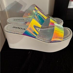 Soda Platform Sandals